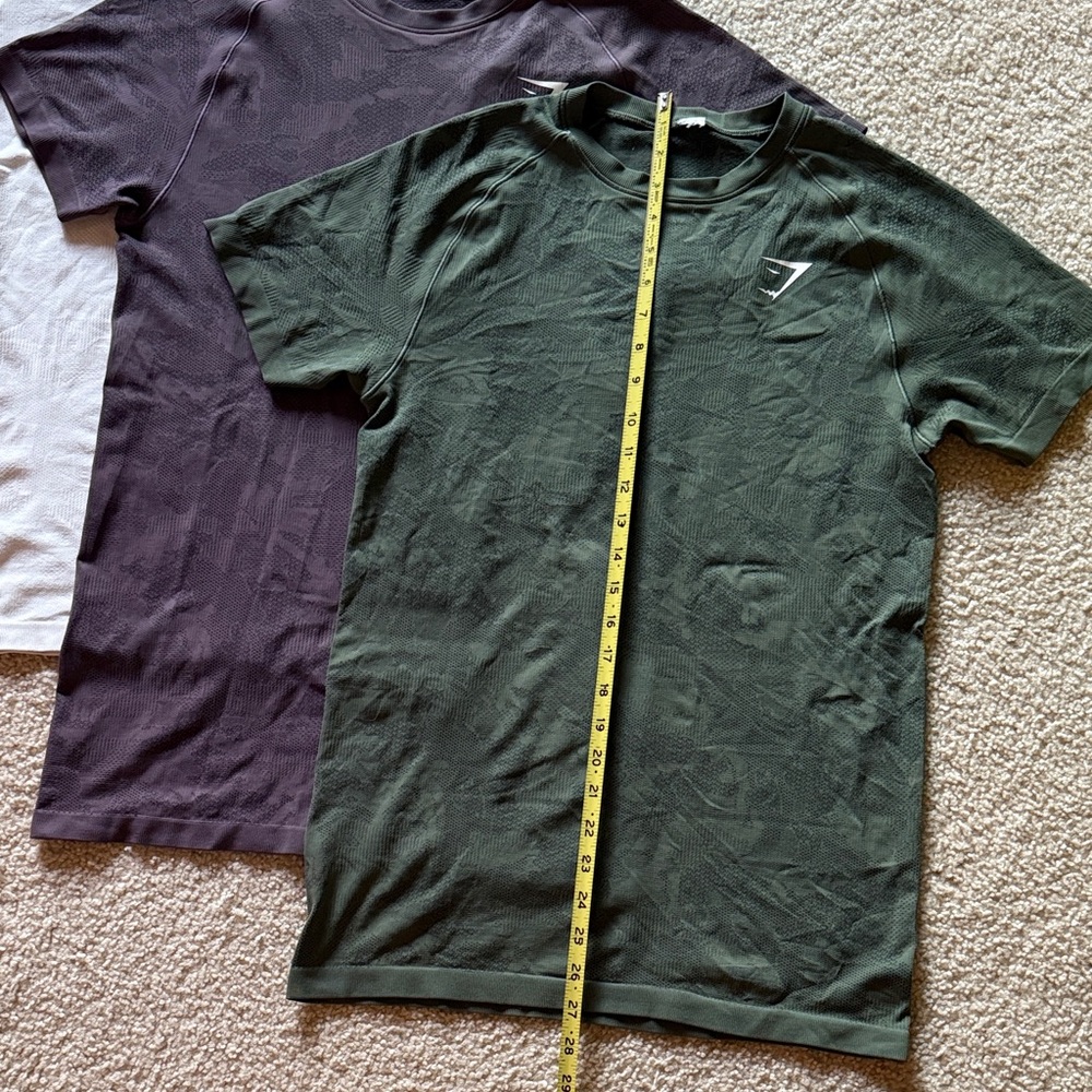 Gymshark Men's Classic T-Shirt Set - White, purple, Green - Picture 4 of 6